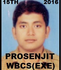 Interview With Mr. Prosenjit Kundu Rank 15 WBCS (Exe.) Etc. Exam 2016