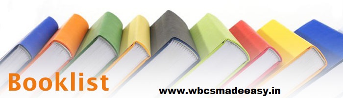 General Book List of W.B.C.S. Examination As Per Syllabus