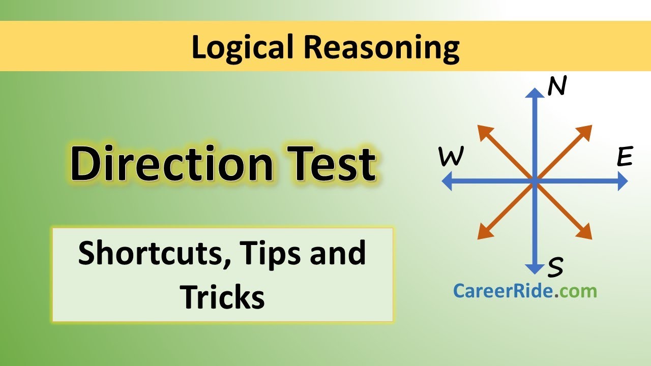 Reasoning Notes – On DIRECTION SENSE TEST For W.B.C.S. Examination.