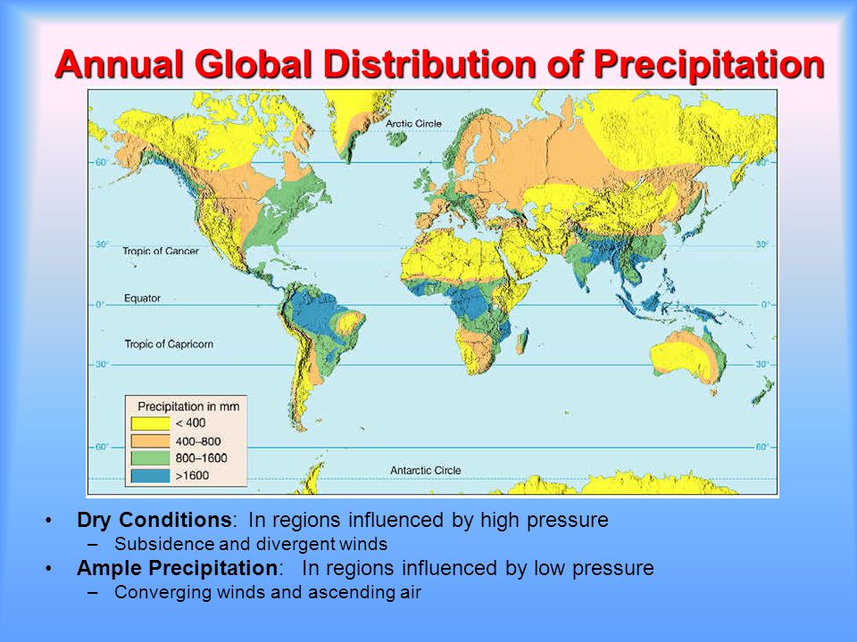 Rainfall Distribution – Geography Notes – For W.B.C.S. Examination.