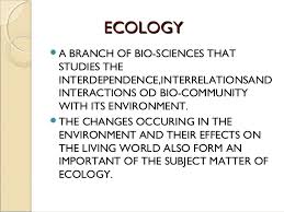 Essay Composition On – Ecology And Its Relevance To Man – For W.B.C.S. Examination.