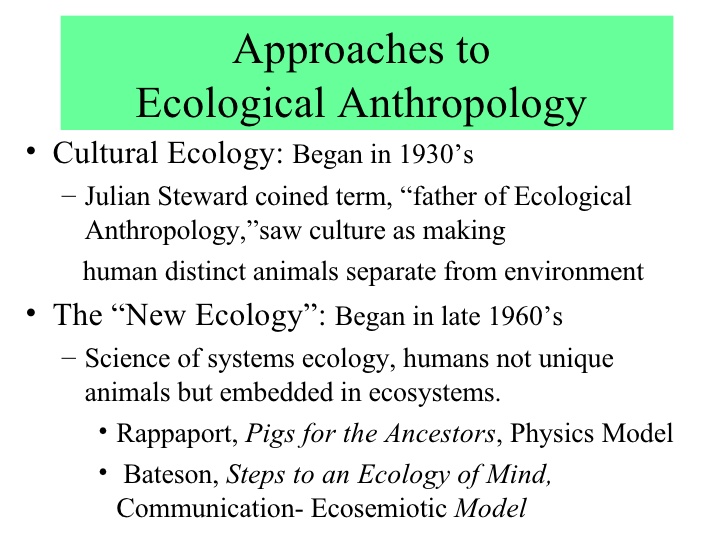 Concept Of Ecological Anthropology – Notes For W.B.C.S. Examination.