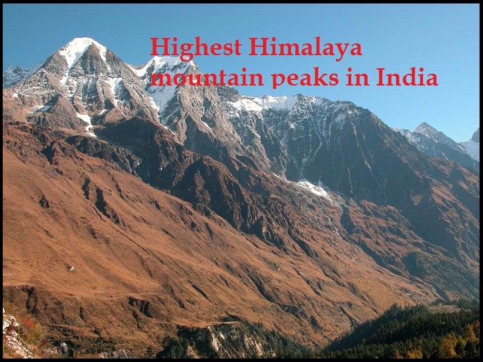Highest Peaks In States Of India – NCERT Notes For W.B.C.S Examination.