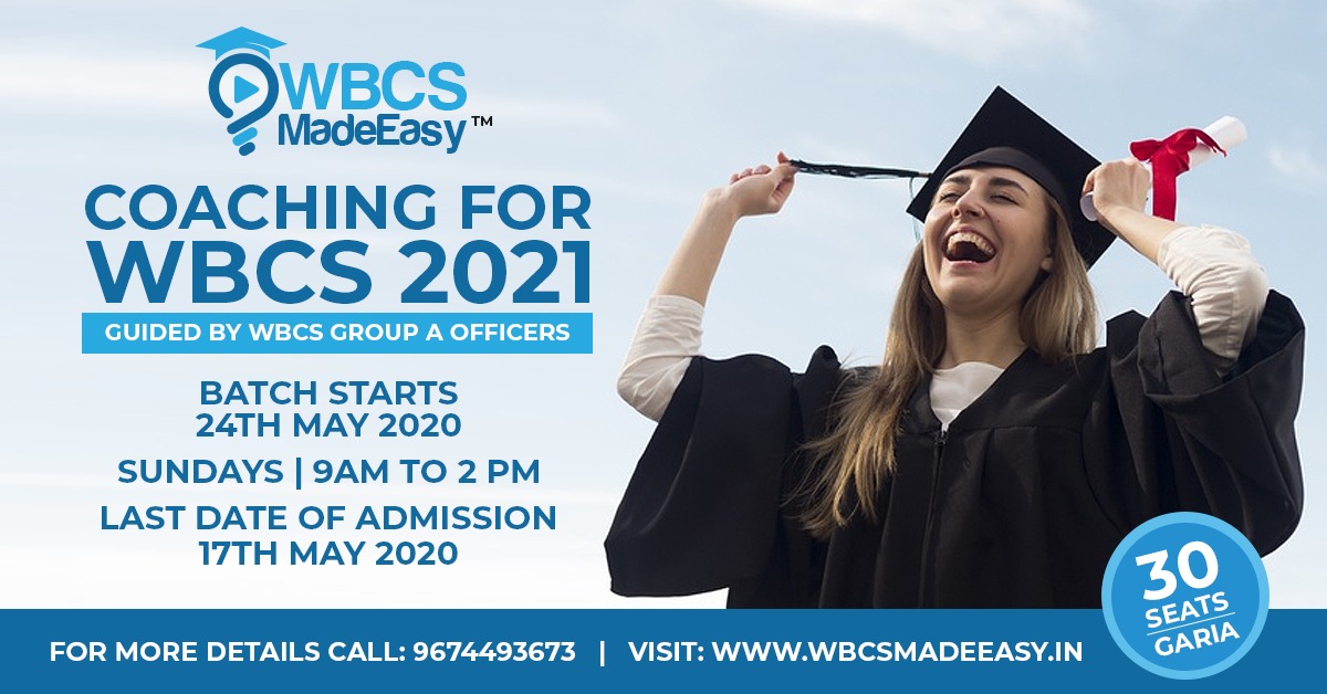 WBCS Foundation Course Best Coaching 2021 WBCS Foundation Course Best Coaching 2021