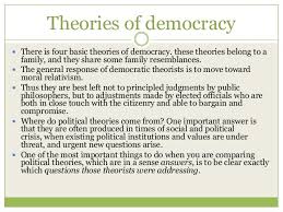 Political Science Notes – For W.B.C.S. Examination – Theories Of Democracy.