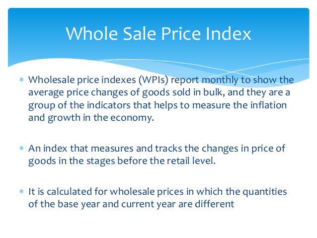 Wholesale Price Index (WPI) – Important Concept Of Economy – W.B.C.S. Exam.