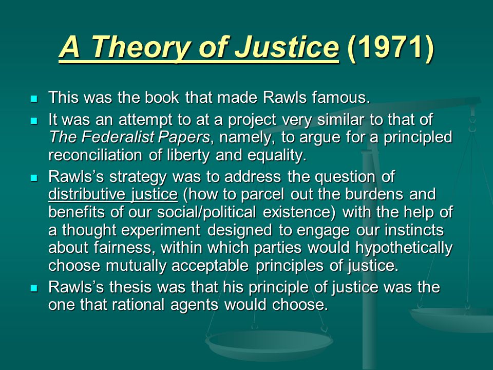 Rawls’s Concept Of Social Justice – Philosophy Notes – For W.B.C.S. Examination.