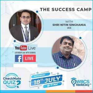 Saturday Live With Soumya – Episode 13 – Topic – GS Subjects Of WBCS And IAS Exam, Their Syllabus  Strategy Motivation With Nitin Singhania IAS Sir