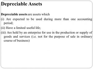 Depreciable Assets – Commerce And Accountancy Notes – For W.B.C.S. Examination.