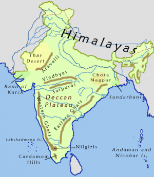 Relief Feature Of Peninsular India – Geography Notes – For W.B.C.S. Examination.