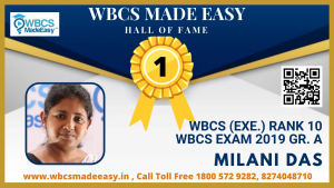 Physical Mock Interview of Milani Das  WBCS (Exe.) Rank 10 WBCS Gr. A 2019 by WBCS MADE EASY