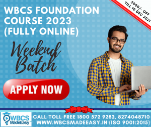 WBCS Online Foundation Course 2023